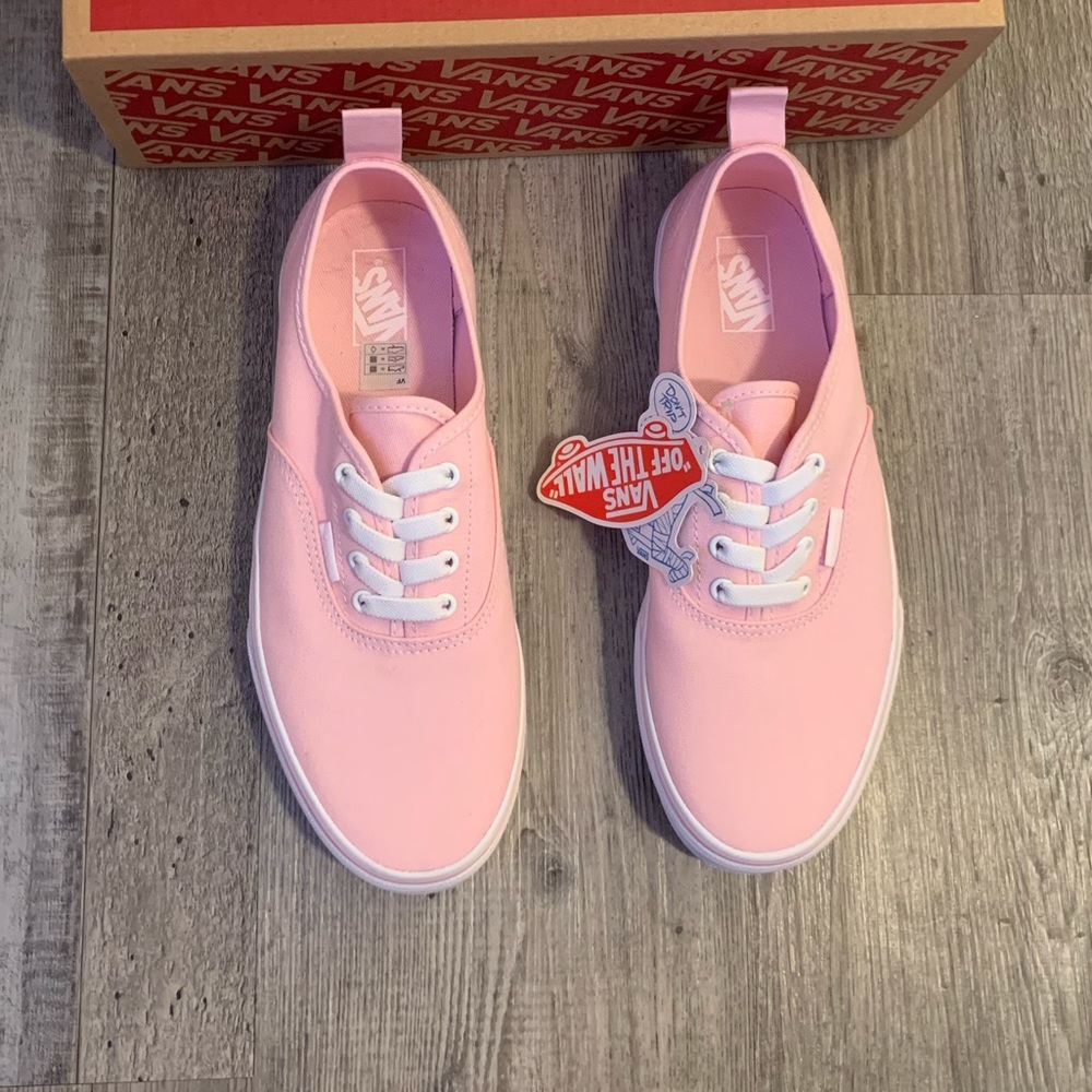 Vans authentic chalk pink and white shoes sneakers - Picture 5 of 8